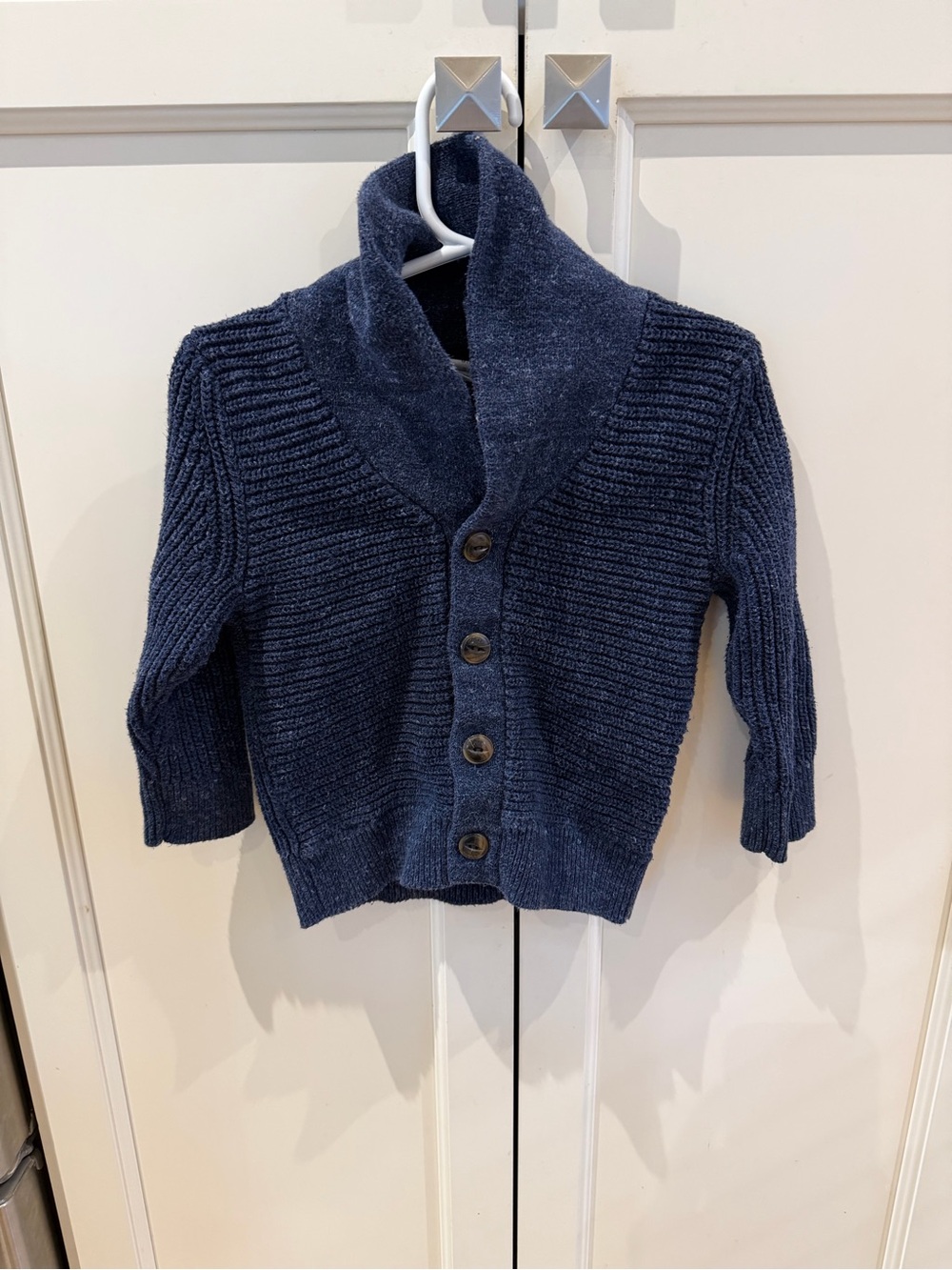 Baby gap 18-24m Kids Navy Shawl Collar Button-Up Sweater